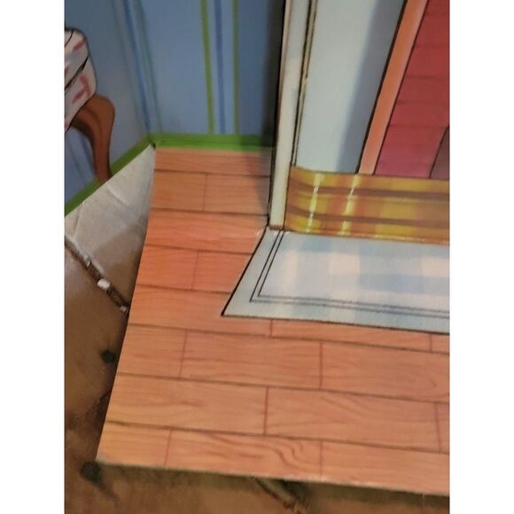 Telco Vintage motionette fireplace dimensional background display Xmas accessory - Picture 4 of 14